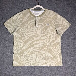 Chubbies Mens Henley Shirt‎ Size Xl Hawaiian Print Short Sleeve
